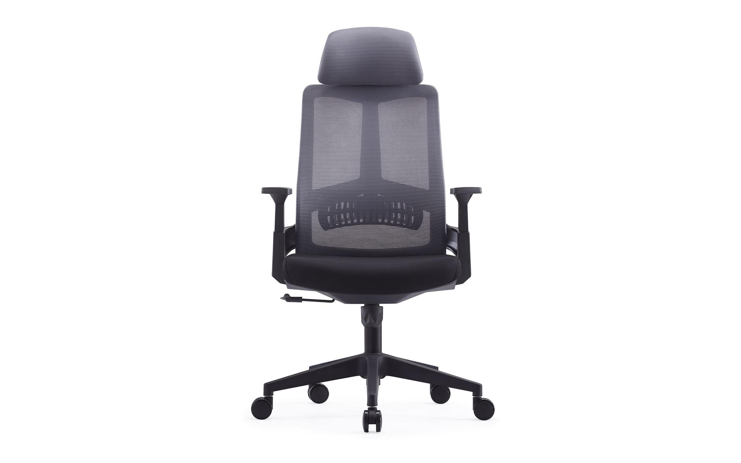 Scaun de birou Olymp, gri + negru 2